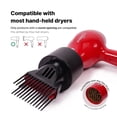 thumbnail image 6 of RED by Kiss Universal Detangling Blow Dryer Hair Styling Pik, Heavy-Duty Nylon, Frizz Free Straightening, Ideal for Natural Hair, Weaves, Wigs, Compatible with All Dryers, 6 of 9