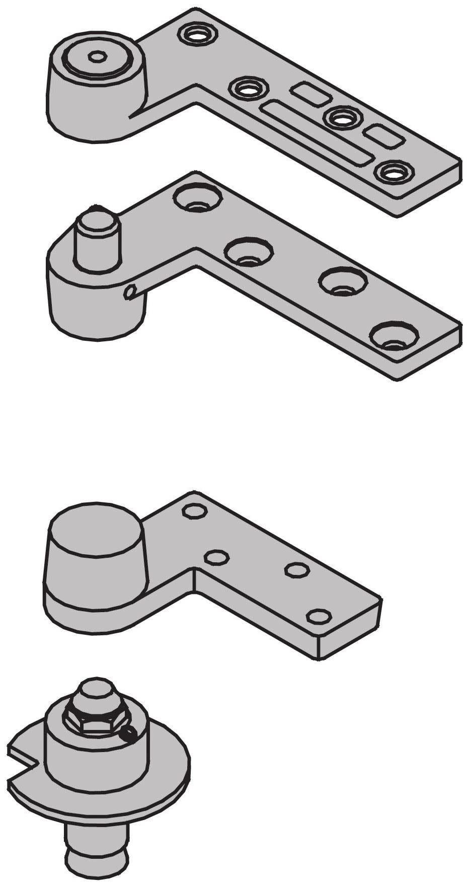 locks Durable commercial & residential door hardware door handles Offset Pivot Left Hand in Bronze Finish