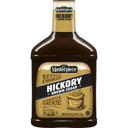 KC Masterpiece Hickory Brown Sugar Barbecue Sauce, 40 oz