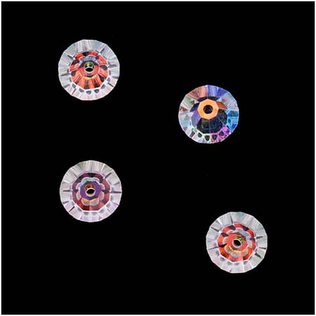 - Swarovski Crystal, #5305 Rondelle Spacer Beads 6mm, 8 Pieces, Crystal AB