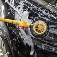thumbnail image 1 of Cepillo giratorio de 360 grados para lavado de autos con mango largo,accesorio de manguera,mopa desmontable y dispensador de jabón para el detallado de automóviles (amarillo,1 pieza). Rkxzt, 1 of 5