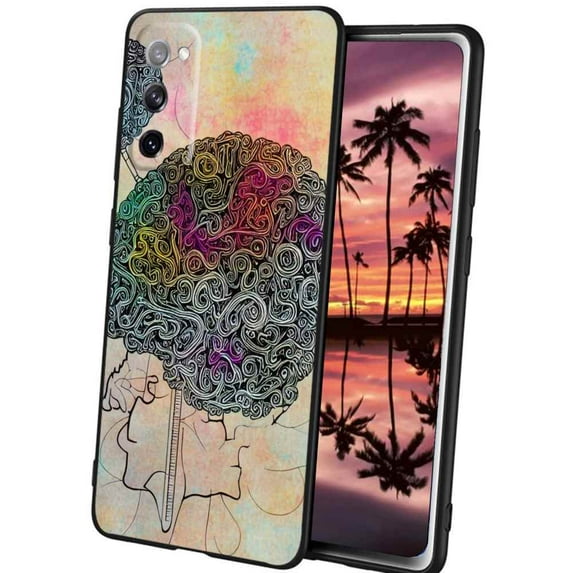 Compatible with Samsung Galaxy S20 FE Phone Case, Brain-26 Case Men Women, Flexible Silicone Shockproof Case for Samsung Galaxy S20 FE