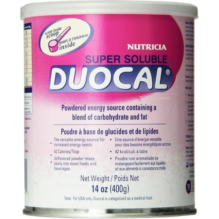 Nutricia Super Soluble Duocal Powder, Unflavored 14 oz (Pack of 2)