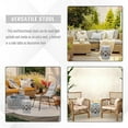 thumbnail image 6 of Barara King Garden Stool Seating, Decorative End Table,14" x 17" Ceramic Garden Stool with Double-Coin Knotted Ring Design, Antique Blue, 6 of 13