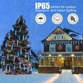 Christmas Lights, Meteor Shower Icicle String Lights, 18 Inches 8 Tubes