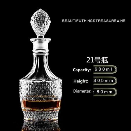 

Crystal Glass Red Wine Bottle Wine Decanter Whiskey Liqour Pourer House Bar