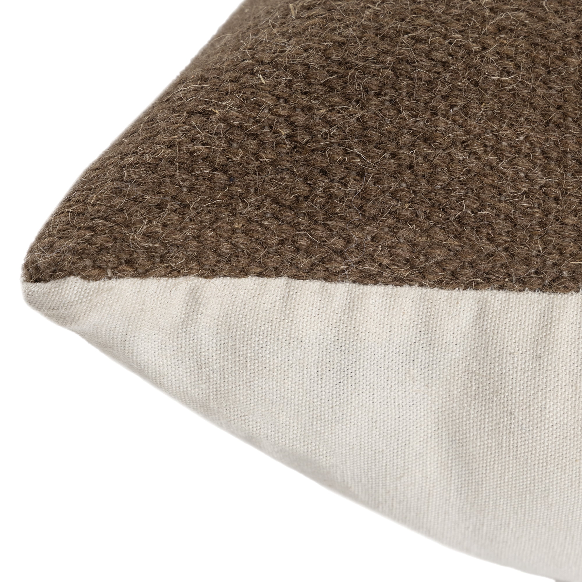 Ox Bay Cairo 24" x 24" White/Multi Geometric Wool Blend Adult Decorative Throw Pillow
