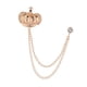 thumbnail image 2 of Broche de corona Broche de cadena con cadena Accesorios de joyería elegantes Broche de traje Broche de solapa para hombres para camisas Bufanda Abrigo Yinane Broche de hombre, 2 of 8