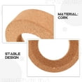thumbnail image 3 of YUYUETIME 2Pcs Laboratory Flasks Cork Stand Khaki 12.00X12.00X3.00CM Round Bottom Flask Holder Shock Resistance, 3 of 8