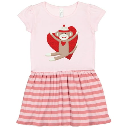 

Inktastic Hug Sock Monkey Gift Toddler Girl Dress