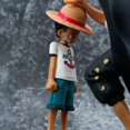 thumbnail image 4 of Figura de acción de One Piece de PVC de 18CM, cuatro emperadores Shanks, sombrero de paja Luffy, modelo GK, juguetes, regalo ornamental para niños, 4 of 4
