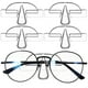 thumbnail image 1 of BRIGHTFUFU 4 piezas de lentejuelas soportadoras de pared de gafas de sol transparentes stand corchete de almacenamiento de anteojos, 1 of 8