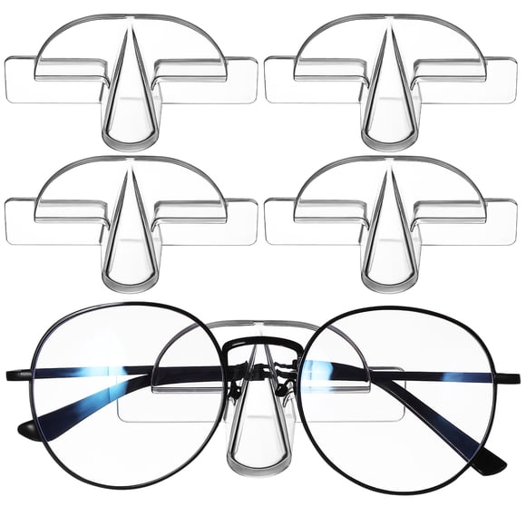 BRIGHTFUFU 4 piezas de lentejuelas soportadoras de pared de gafas de sol transparentes stand corchete de almacenamiento de anteojos