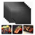 thumbnail image 1 of Lot de 3 Tapis de Grill, Tapis de Four, Tapis de Cuisson - Antiadhésif - 40x33 Noir, 1 of 5