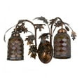 thumbnail image 4 of Meyda 157211 20 in. Oak Leaf & Acorn 2 Light Wall Sconce, 4 of 5