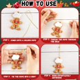 thumbnail image 4 of 36 piezas de adornos para árbol de Navidad Kockuu Gingerbread Man, 4 of 7