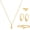Gold, variant on Women's Jewelry Set Gold Teardrop Jewelry Set Statement Elegance Jewelry with Necklace Bracelet Ring Earrings Ideal Jewelry Gift for Women