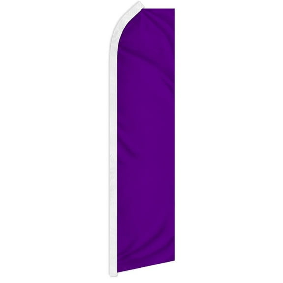 Purple Solid Color Super Flag