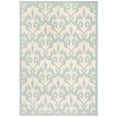 thumbnail image 2 of Safavieh Courtyard Millard Geometric Indoor/Outdoor Area Rug, Aqua/Beige, 5'3" x 7'7", 2 of 7