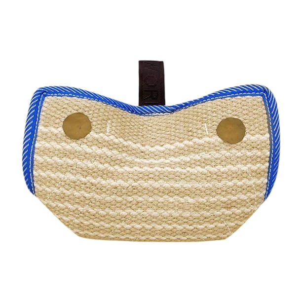 Almohada para morder Jinwen para adiestramiento de perros juguete interactivo liviano azul 33 cm x 22 cm x 12 cm