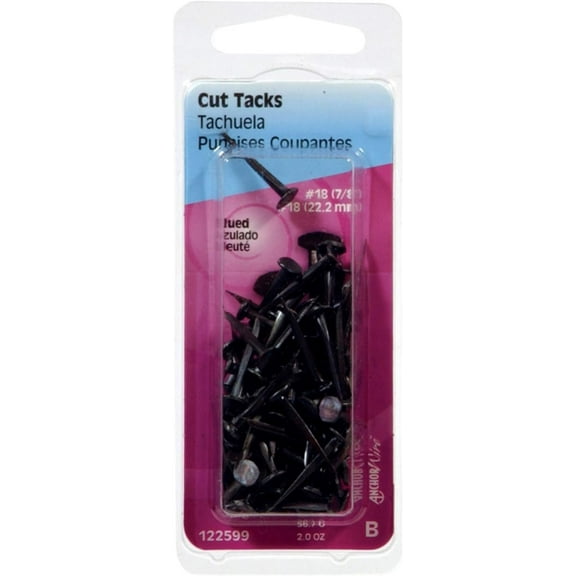 Hillman No. 18 x 7/8 in. L Blue Steel Cut Tacks 2 pk