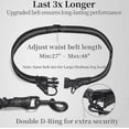 thumbnail image 4 of Hands Free Dog Leash with Zipper Pouch, Dual Padded Handles and Durable Bungee for Walking, Jogging and Running Your Dog (Medium, 8-25 lbs, Green), 4 of 4