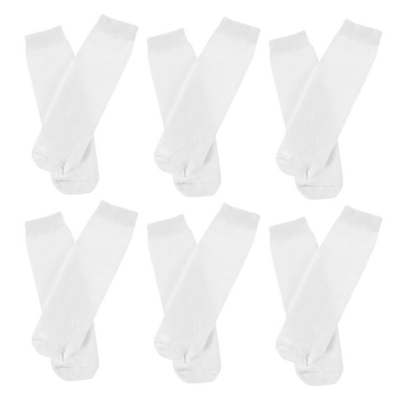 6 Pairs Sublimation Socks Gift Supplies Straight Elastic Blank Embryo