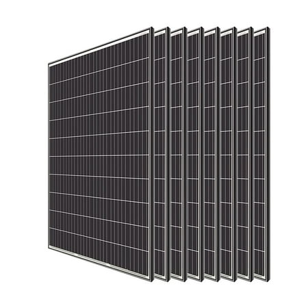 

Renogy 8pcs 320 Watt Monocrystalline Solar Panel System Kit Off Grid for Shed Farm Home Residential Commercial House 320W 8 Pieces