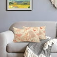 thumbnail image 3 of Vintage Floral Bird Lumbar Pillow Covers 12x20 Inch Set of 2 Coral Flowers Leaves Decorative Throw Pillows for Couch Chinoiserie Pillow Cases Home Decor for Sofa Bed Porch Living Room Outdoor, 3 of 6