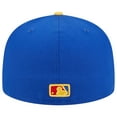 thumbnail image 4 of Men's New Era  Royal/Yellow Washington Nationals Empire 59FIFTY Fitted Hat, 4 of 5