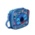 thumbnail image 5 of Disney Stitch Insulated Lunch Bag 3D Smiles Happy w/ Shoulder Strap Blue, 5 of 5