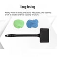 thumbnail image 3 of Car Front Windshield Dirt Fog Long Handle Brush Portable Ergonomic Detachable Ergonomic Windscreen Mopping Brushes Automotive Cleaning Tool Accessory Green, 3 of 8