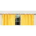 thumbnail image 2 of Yellow  Tie Top  Sheer Sari Curtain / Drape / Panel   - 60W x 96L - Piece, 2 of 2