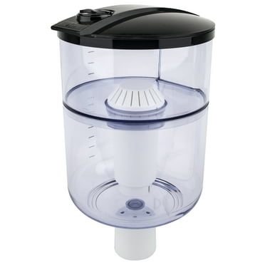 Vitapur® Water Filtration Bottle System for Top-Load Water Dispensers, Black