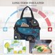 thumbnail image 4 of Disketp Bohemian Turtle Lonchera Térmica para Mujer y Hombre, Bolsa de Almuerzo Reutilizable e Impermeable para Trabajo, Viajes y Picnic, 4 of 7