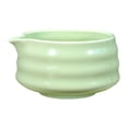 thumbnail image 1 of Tazón de cerámica de cerámica china con boquilla de té de utensilios hechos a mano de té que preparan de mezcla de matcha para restaurante de comedor Verde, 1 of 8