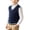 Navy, variant on Fesfesfes Kids Unisex V-Neck Cable Knit Vest Sleeveless School Uniform Sweater Pullover, Cotton Top for Boys and Girls Ages 18 Months-9 Years