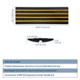 thumbnail image 5 of Car Driveway Rubber Curb Ramp,1 Pack 48.8-inch Heavy Duty Low Profile Slope Ramps with Reflective Safety Strips for Vehicles, RVs, and Wheelchairs,33000 lbs Load Capacity, 5 of 7