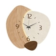 thumbnail image 1 of simhoa Horloge Murale 3 Niveaux d'Éclairage Réglables pour Chambre Restaurant Bureau, 1 of 8