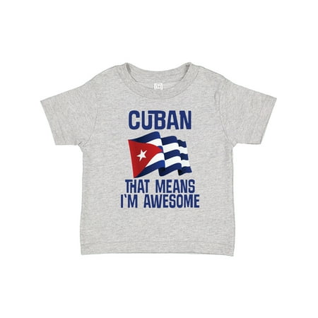 

Inktastic Cuban Awesome Pride Boys or Girls Toddler T-Shirt