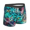 thumbnail image 3 of Disketp Watercolor Mandala Men'S Boxer Briefs,Soft And Breathable Cotton Underwear With Comfortflex Waistband, 3 of 9