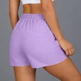thumbnail image 5 of Shorts for Women Athletic Shorts with Pockets Lightweight Comfy Running Shorts with Liner Summer Gym Casual, 5 of 6
