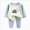 Blue, variant on Toddler Baby Girl Clothes Set Long Sleeve Sweatshirt and Pants Fall Winter Outfits Yellow 5-6 Years