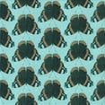 thumbnail image 1 of Ahgly Company Machine Washable Indoor Square Transitional Dark SlateGray or Dark SlateGrey Green Area Rugs, 5' Square, 1 of 7