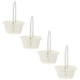 thumbnail image 4 of 4pcs canasta de flores tejida decorativa canasta de almacenamiento de regalo de estilo pastoral canasta, 4 of 5