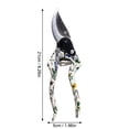 thumbnail image 3 of Garden Shears Pruning Bypass Pruning Shears Hand Pruners for Tree Trimming Floral Print Garden Scissors for Gardening Single Pack, 3 of 6