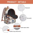 thumbnail image 4 of Paisley Boho Style School Backpack, Durable College Bookbag with Laptop Sleeve, Large Capacity Daypack for Students, Perfect Gift Idea for Women and Teens Academic Year, 4 of 5