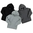 thumbnail image 2 of PURE CHAMP Boys 3 pack pullover hoodies Fleece long sleeve essentials sweatshirt for boys Athletic Kids Clothes Size 4-20 (Set1 Size 6/7), 2 of 5