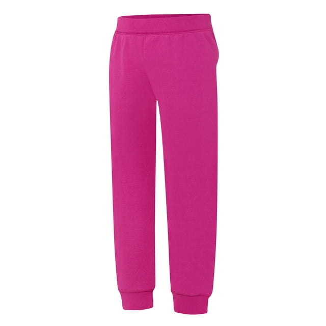 Hanes Pantalons de Jogging en Molleton ComfortSoft EcoSmart pour Filles, TP, Amarante