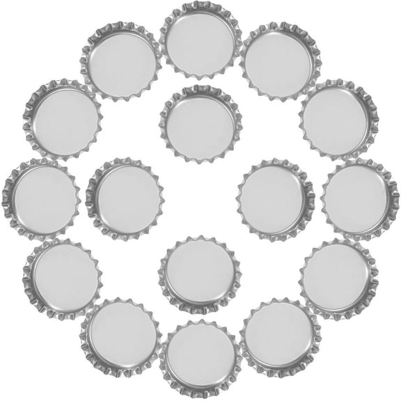 FELTECHELECTR 100Pcs Beverage Bottle Caps for Diy Projects and Craft Supplies